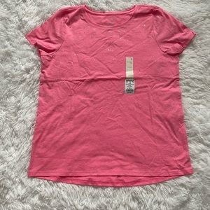 SO girls t-shirt favorite tee pink glitter sparkles girls size XL NEW